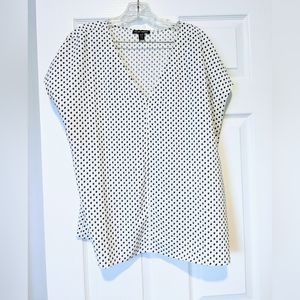 *Free with purchase* Hilary Radley polka dot blouse xl
